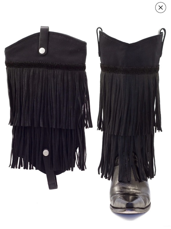 BootRoxx Accessories - Boot Roxx Fringe Braided - Black